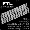Ftl Set-258 Phılıps 50 Inc 5r+5l Adet (set) Tv Led Bar