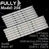 Fullly  Set-256 Samsung 49 Inc 6r+6l Adet (set) Tv Led Bar