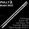 Fully-eled-022 Samsung 40 Inc 2 Adet (set) Tv Led Bar
