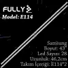 Fully-eled-114 Samsung 43 Inc 2  Adet (set) Tv Led Bar