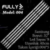 Fully Set-004 Samsung 32 Inc 5 Adet (set) Tv Led Bar