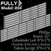 Fully Set-056 Phılıps 50 Inc 6r+6l 12 Adet (set) Tv Led Bar