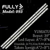 Fully Set-093 Yumatu 39ınc 2*7led+ 1*6led 3 Adet (set) Tv Led Bar