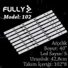 Fully Set-102 Arçelik 40 Inc 8  Adet (set) Tv Led Bar