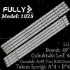 Fully Set-1025 Lg 49 Inc 4a+4b Adet (set) Tv Led Bar