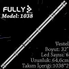 Fully Set-1038 Vestel 32 Inc 2  Adet (set) Tv Led Bar