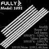 Fully-set-1091 Arçelik 43 Inc 4l+4r Adet (set) Tv Led Bar