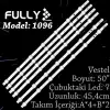 Fully  Set-1096 Vestel 50 Inc 4a+2b Adet (set) Tv Led Bar