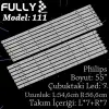 Fully Set-111 Phılıps 55 Inc 7r+7l Adet (set) Tv Led Bar
