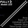 Fully Set-223 Tcl 32 Inc 2  Adet (set) Tv Led Bar