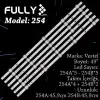 Fully Set-254 Vestel 49 Inc 4a+2b Adet (set) Tv Led Bar