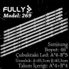 Fully Set-269 Samsung 46 Inc 4a+4b Adet (set) Tv Led Bar