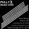Fully Set-3103 Sunny/axen 55 Inc 4b1+4b2 Adet (set) Tv Led Bar
