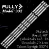 Fully Set-332 Skytech 40 Inc 4  Adet (set) Tv Led Bar