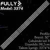 Fully Set-3374 Profilo 50 Inc 4  Adet (set) Tv Led Bar
