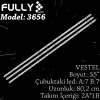 Fully Set-3656 Vestel 43 Inc 2a+1b Adet (set) Vestel Soketli Tv Led Bar
