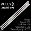 Fully Set-401 Phılıps 39 Inc 3  Adet (set) Tv Led Bar