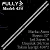 Fully Set-434 Awox 32 Inc 2  Adet (set) Tv Led Bar