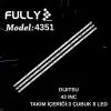 Fully-set-4351, Dijitsu, K430wdf, A1 4708-k43wdd-a1117n11, 43d7000, 43ds7700, 43ds8800, Tv Led Bar