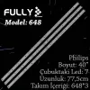 Fully Set-648 Phılıps 40 Inc 3  Adet (set) Tv Led Bar