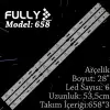 Fully- Set-658 Samsung/arçelik 28 Inc 3  Adet (set) Tv Led Bar