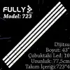 Fully Set-723 Navitech/dıjıtsu 40 Inc 4  Adet (set) Tv Led Bar