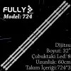 Fully Set-724 Vox/fox 32 Inc 3  Adet (set) Tv Led Bar