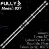 Fully Set-837 Yumatu/adler 32 Inc 2  Adet (set) Tv Led Bar
