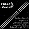 Fully Set-865 Redline/telesytem 43 Inc 3  Adet (set) Tv Led Bar