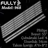 Fully-set-968 Phılıps 55 Inc 6a+2b Adet (set) Tv Led Bar