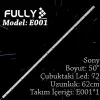 Fully Set-eled-001 Sony 50 Inc 1  Adet (set) Tv Led Bar