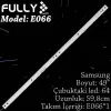 Fully Set-eled-066 Samsung 49 Inc 1  Adet (set) Tv Led Bar