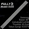 Fully Set-eled-102 Arçelik 40 Inc 4 Adet (set) Tv Led Bar