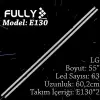 Fully Set-eled-130 Lg 55 Inc 1r+1l Adet (set) Tv Led Bar