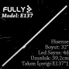 Fully Set-eled-137 Hısense 32 Inc 1 Adet (set) Tv Led Bar