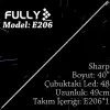 Fully Set-eled-206 Sharp 40 Inc 1  Adet (set) Tv Led Bar