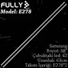 Fully Set-eled-278 Samsung 58 Inc 2  Adet (set) Tv Led Bar