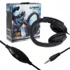Hello 3.5 Mm Stereo Kablolu Ledli Mikrofonlu Siyah Gaming Oyuncu Kulaklık Hl-5351