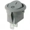 Ic-133b Gri 2 Pinli Işıksız Yuvarlak Açma-kapama Anahtarı