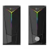 Lenovo Lecoo Ds104 Kablolu Usb + 3.5mm Jack 6w 80db Rgb Işıklı 1+1 Gaming Speaker - Hoparlör