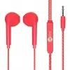Lenovo Lecoo Eh104r 3.5 Mm Jacklı Kablolu Kulak İçi Mikrofonlu Kulaklık Kırmızı