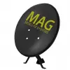Mag Mg-14452 80cm Ofset Siyah Çanak Anten - 10lu Paket (montaj Aparatları Dahil)