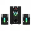 Mikado Md-95bt 20w Siyah Multimedya Fm/bt/sd/usb Speaker Hoparlör 2+1 Ses Sistemi