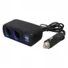 Olesson 1638 12-24v Çift Usb Girişli 120w 80 Cm Kablolu 2lı Araç Çakmak Çoklayıcı