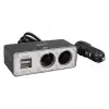 Olesson 1647 12-24v Çift Usb Girişli 100w 70cm Kablolu 2li Araç Çakmak Çoklayıcı