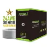PARS POWER PRS-1101 Cat6 Kablo İç Mekan Bakır 24Awg 0.56mm 305 Metre Gri