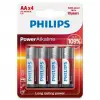 Philips Power Alkaline Aa Lr6 1.5v Kalem Pil 4lü Paket (lr6p4b/10)