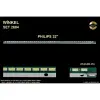 Phılıps Slim Led Bar 32 inç 1 x 40,3 Cm 45 Ledli Tv Led Bar 284597 - X20