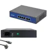 Poe Switch 4 Port + 2 Uplink Megabit