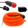 Powermaster 5 Metre Oranj Araç İçi Neon İp Aydınlatma